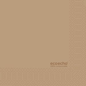 Duni Napkin 2-ply 24 x 24 cm Brown (Pack of 2400) Duni Napkin 2-ply 24 x 24 cm Brown (Pack of 2400)