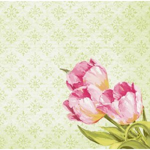 Duni Napkin DUNISOFT® 40 x 40 cm Love Tulips (Pack of 360) Duni Napkin DUNISOFT® 40 x 40 cm Love Tulips (Pack of 360)