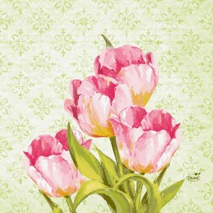Duni Serwetki 3-warstwowe 33 x 33 cm Love Tulips (500 szt.) Duni Serwetki 3-warstwowe 33 x 33 cm Love Tulips (500 szt.)