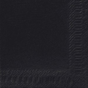 Duni Serwetki 3-warstwowe 40 x 40 cm czarne (1000 szt.) Duni Serwetki 3-warstwowe 40 x 40 cm czarne (1000 szt.)