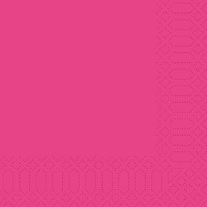 Duni Napkin 3-ply 33 x 33 cm Pink (Pack of 1000)