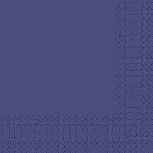 Duni Napkin 3-ply 33 x 33 cm Navy Blue (Pack of 1000)