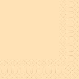 Duni Napkin 3-ply 33 x 33 cm Cream (Pack of 1000)