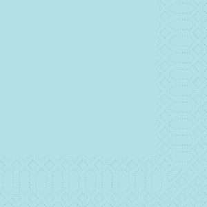 Duni Napkin 3-ply 33 x 33 cm Blue (Pack of 1000) Duni Napkin 3-ply 33 x 33 cm Blue (Pack of 1000)