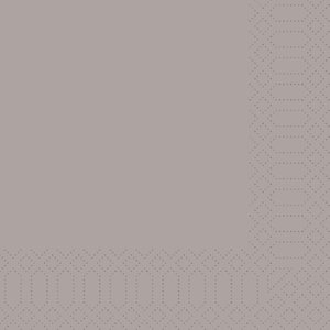 Duni Napkin 3-ply 33 x 33 cm Grey (Pack of 1000)
