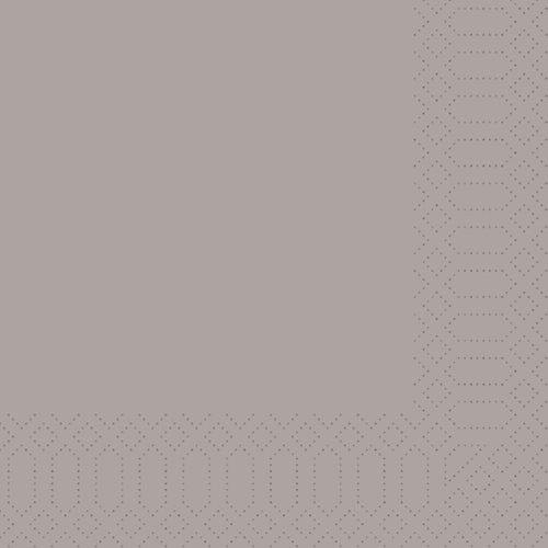 Duni Napkin 3-ply 33 x 33 cm Grey (Pack of 1000) Duni Napkin 3-ply 33 x 33 cm Grey (Pack of 1000)
