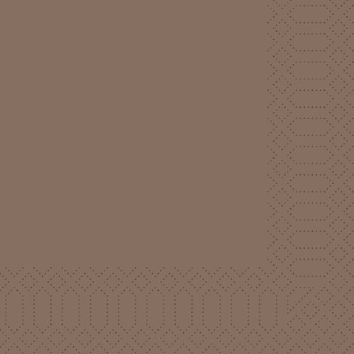 Duni Napkin 3-ply 40 x 40 cm Brown (Pack of 1000) Duni Napkin 3-ply 40 x 40 cm Brown (Pack of 1000)