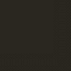 Duni Serwetki 3-warstwowe 40 x 40 cm czarne (1000 szt.)