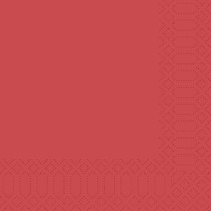 Duni Serwetki 3-warstwowe 40 x 40 cm czerwone (1000 szt.)