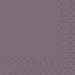 Duni Napkin 3-ply 40 x 40 cm Violet (Pack of 1000)