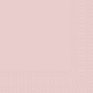 Duni Serwetki 3-warstwowe 40 x 40 cm jasnoróżowe (1000 szt.)