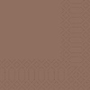 Duni Napkin 3-ply 24 x 24 cm Brown (Pack of 2000)
