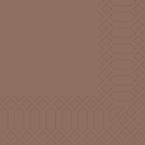 Duni Napkin 3-ply 24 x 24 cm Brown (Pack of 2000) Duni Napkin 3-ply 24 x 24 cm Brown (Pack of 2000)