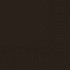 Duni Napkin 3-ply 24 x 24 cm Black (Pack of 2000)