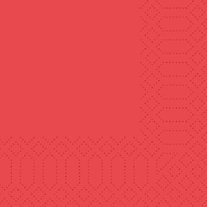 Duni Serwetki 3-warstwowe 24 x 24 cm czerwone (2000 szt.)