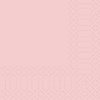 Duni Napkin 3-ply 24 x 24 cm Light pink (Pack of 2000)