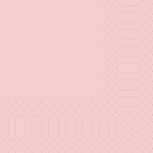 Duni Napkin 3-ply 24 x 24 cm Light pink (Pack of 2000) Duni Napkin 3-ply 24 x 24 cm Light pink (Pack of 2000)
