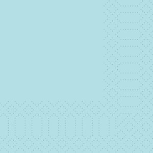 Duni Serwetki 3-warstwowe 24 x 24 cm niebieskie (2000 szt.)