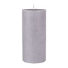 Duni Pillar Candle 150 x 70 mm Grey (Pack of 12)