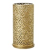 Duni Candle Holder 140 x Ø 75 mm Gold (Pack of 4)