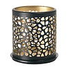 Duni Candle Holder 75 x Ø 75 mm Black (Pack of 8)