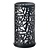 Duni Candle Holder 140 x Ø 75 mm Black (Pack of 4)