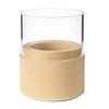 Duni Candle Holder 70 x Ø 61 mm Beige (Pack of 10)