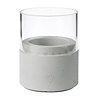 Duni Candle Holder 70 x Ø 61 mm Grey (Pack of 10)