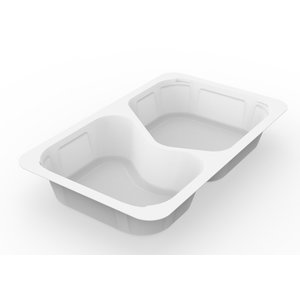 Duni Pojemnik menu 1/4 GN 265 x 162 x 43 mm 630 ml /490 ml biały (225 szt.) Duni Pojemnik menu 1/4 GN 265 x 162 x 43 mm 630 ml /490 ml biały (225 szt.)