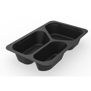 Duni Pojemnik menu 1/4 GN 265 x 162 x 45 mm 490 ml /370 ml /200 ml czarny (225 szt.) Duni Pojemnik menu 1/4 GN 265 x 162 x 45 mm 490 ml /370 ml /200 ml czarny (225 szt.)