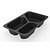 Duni Pojemnik menu 1/4 GN 265 x 162 x 45 mm 490 ml /370 ml /200 ml czarny (225 szt.)