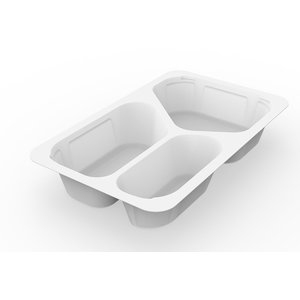 Duni 1/4 GN Menu Tray 265 x 162 x 45 mm White (Pack of 225) Duni 1/4 GN Menu Tray 265 x 162 x 45 mm White (Pack of 225)