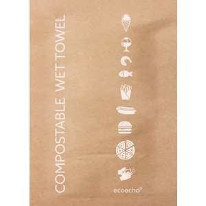 Duni Wet Towel Cleansing 50 x 70 mm eco Brown (Pack of 1000) Duni Wet Towel Cleansing 50 x 70 mm eco Brown (Pack of 1000)