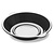Duni Talerz DF Pearl M1 220 x 42 mm czarny (320 szt.)