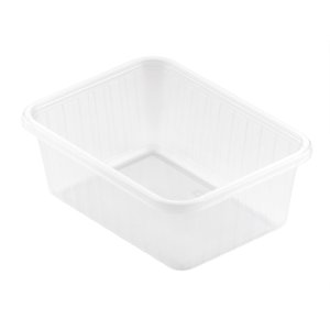 Duni Pojemnik Fixpack prostokątny 500 ml transparentny (500 szt.) Duni Pojemnik Fixpack prostokątny 500 ml transparentny (500 szt.)