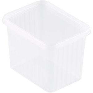 Duni Fixpack® rectangular with lid 1000 ml transparent (Pack of 250) Duni Fixpack® rectangular with lid 1000 ml transparent (Pack of 250)