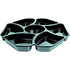 Duni Crystal Glass Insert Octaview® 149873/149874 284 x 284 x 25 mm Black (Pack of 150)