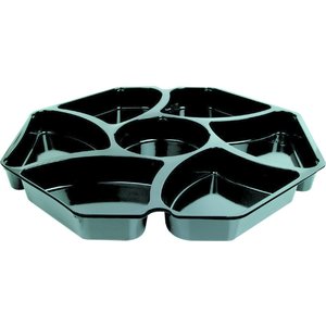 Duni Crystal Glass Insert Octaview® 149873/149874 284 x 284 x 25 mm Black (Pack of 150)