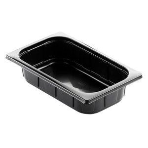 Duni 1/4 GN Tray 265 x 161 x 60 mm Black (Pack of 200) Duni 1/4 GN Tray 265 x 161 x 60 mm Black (Pack of 200)