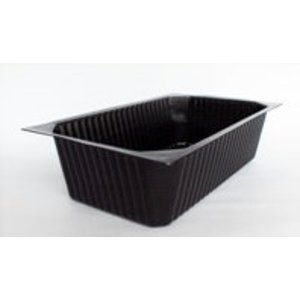 Duni 1/4 GN Tray 265 x 162 x 70 mm Black (Pack of 150) Duni 1/4 GN Tray 265 x 162 x 70 mm Black (Pack of 150)