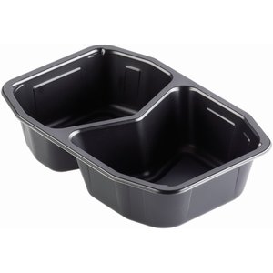 Duni HMR Tray 215 x 148 x 50 mm Black (Pack of 312) Duni HMR Tray 215 x 148 x 50 mm Black (Pack of 312)