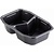 Duni HMR Tray 215 x 148 x 50 mm Black (Pack of 312)