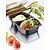 Duni HMR Tray 215 x 148 x 50 mm Black (Pack of 312)