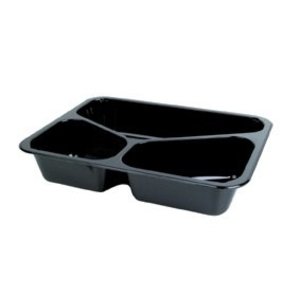 Duni Menu Tray, ecoecho® 3-komorowy225 x 175 x 43 mm Black (Pack of 300) Duni Menu Tray, ecoecho® 3-komorowy225 x 175 x 43 mm Black (Pack of 300)