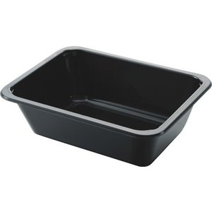 Duni Small Portion Tray, Ecoecho® 171 x 127 x 50 mm Black (Pack of 840)