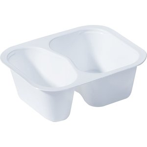 Duni Side Dish Tray 138 x 114 x 53 mm White 2-Comp (Pack of 480) Duni Side Dish Tray 138 x 114 x 53 mm White 2-Comp (Pack of 480)