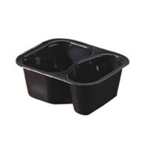 Duni Side Dish Tray 138 x 114 x 53 mm Black 2-Comp (Pack of 480) Duni Side Dish Tray 138 x 114 x 53 mm Black 2-Comp (Pack of 480)