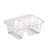 Duni Side Dish Tray 138 x 114 x 53 mm Transparent 2-Comp (Pack of 480)