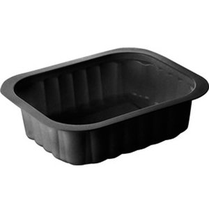 Duni Side Dish Tray 138 x 114 x 35 mm Black 1-Comp (Pack of 300) Duni Side Dish Tray 138 x 114 x 35 mm Black 1-Comp (Pack of 300)