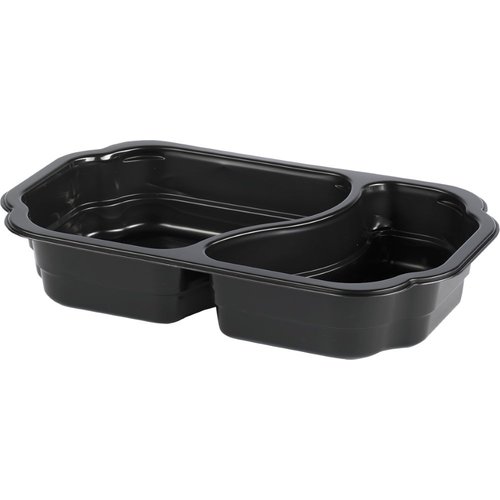Duni Small Take-Away Tray 215 x 148 x 47 mm Black 2-Comp (Pack of 332) Duni Small Take-Away Tray 215 x 148 x 47 mm Black 2-Comp (Pack of 332)